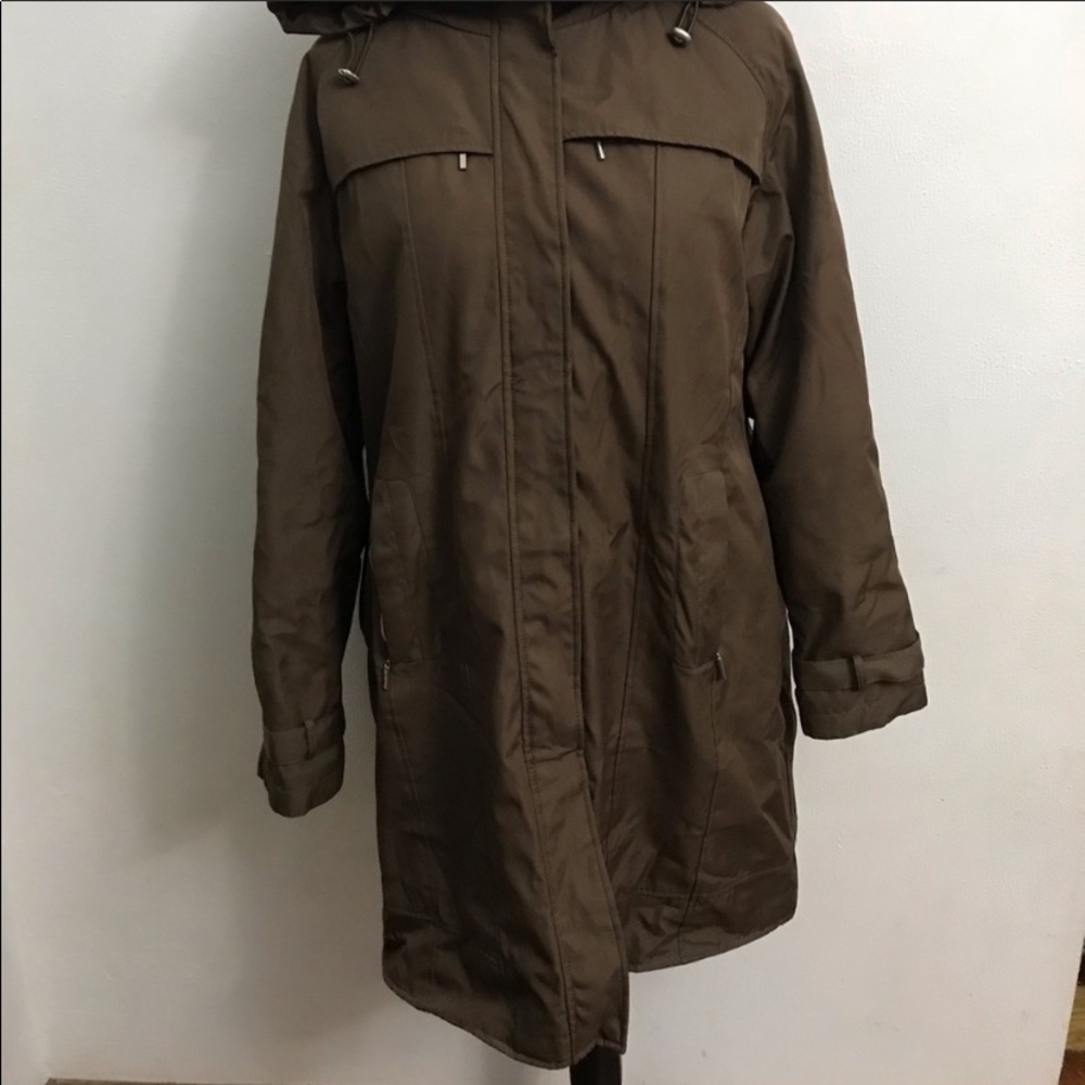 Women’s L Weatherproof Garment Co brown coat